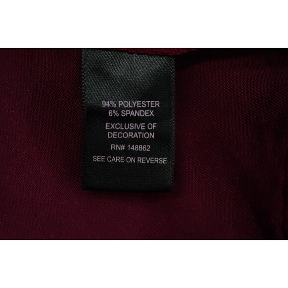 Torrid Tank Top Women’s 1X Burgundy Crushed Velvet Cami Y2K Party Whimsy Goth - Picture 4 of 7